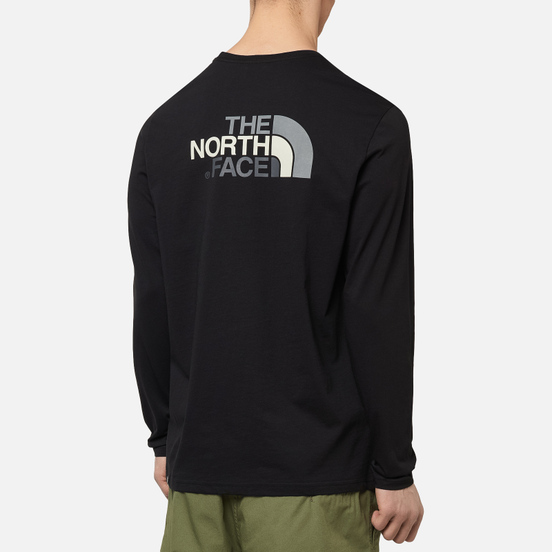 Мужской лонгслив The North Face LS Easy TNF Black/Zinc Grey