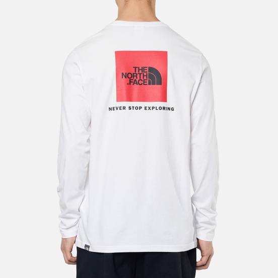 Мужской лонгслив The North Face LS Red Box TNF White