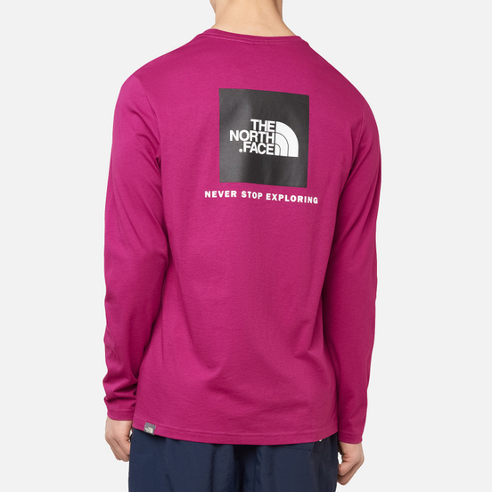 Мужской лонгслив The North Face LS Red Box Wild Aster Purple
