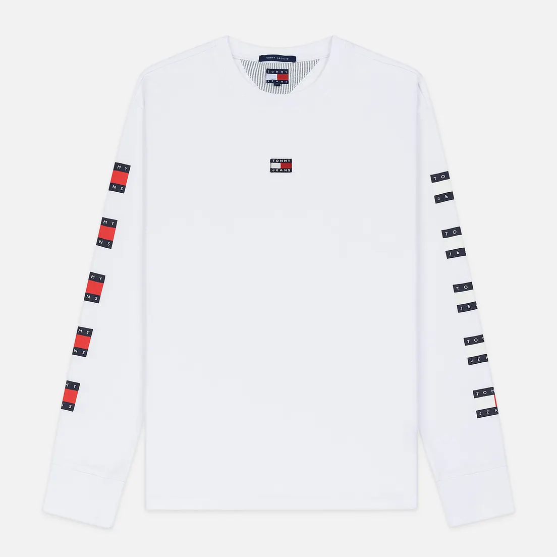 Tommy Jeans Мужской лонгслив Flag Repeat
