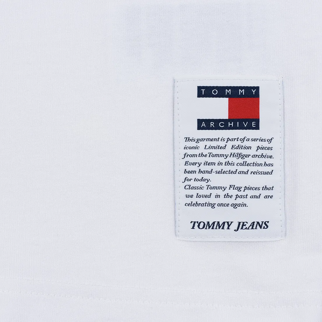 Tommy Jeans Мужской лонгслив Flag Repeat