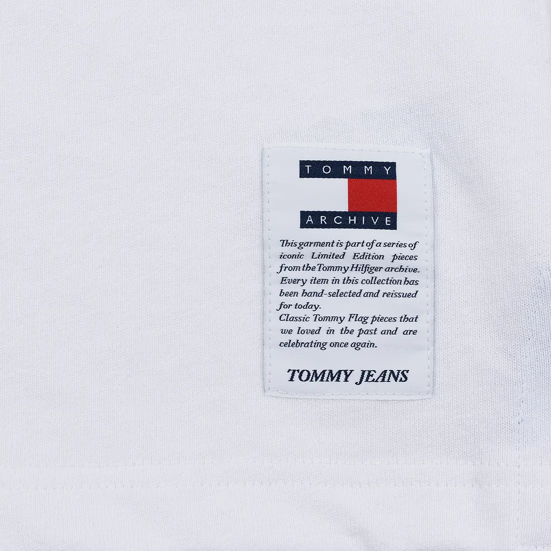 Tommy Jeans Мужской лонгслив Flag Rugby Polo
