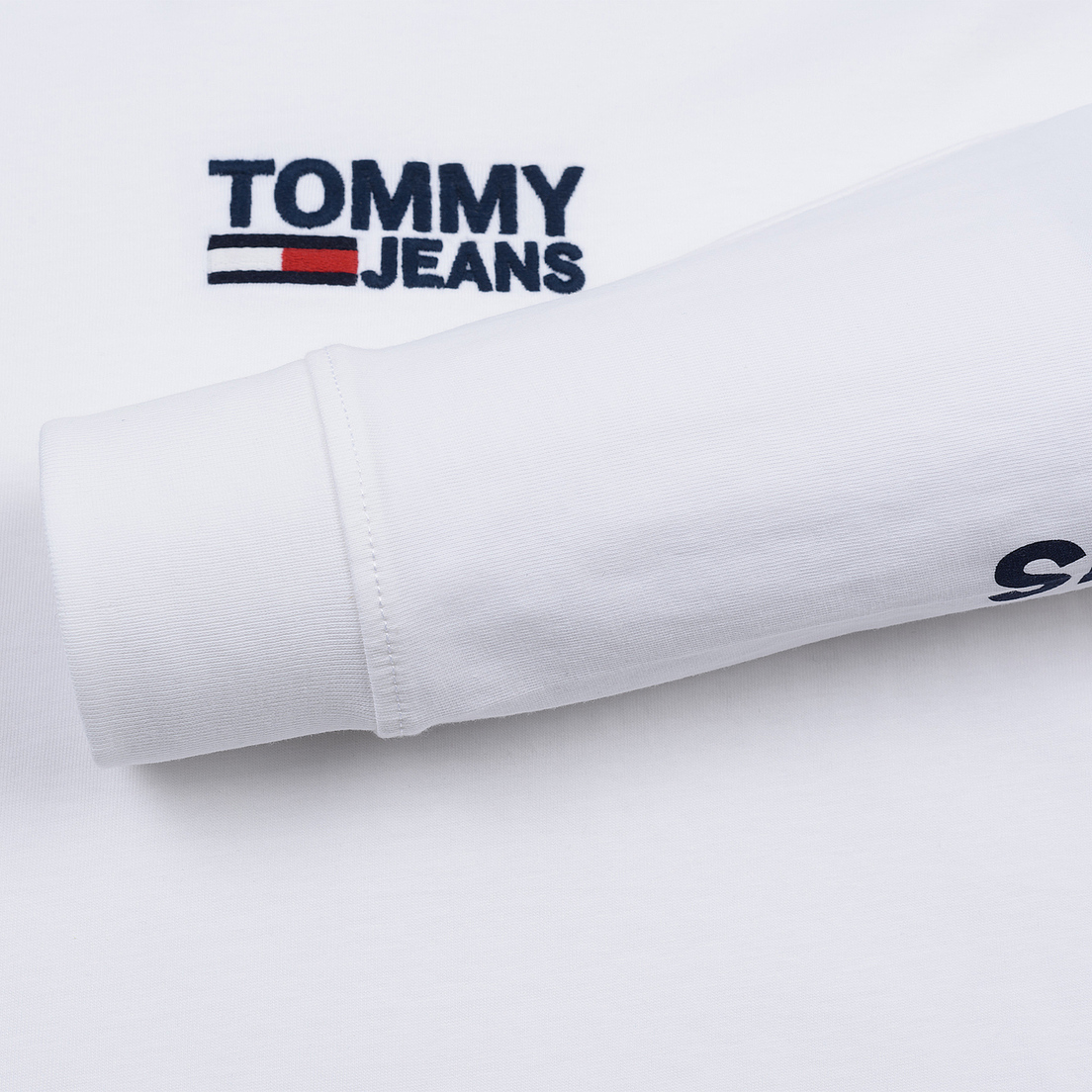 Tommy Jeans Мужской лонгслив Logo Corp Regular Fit