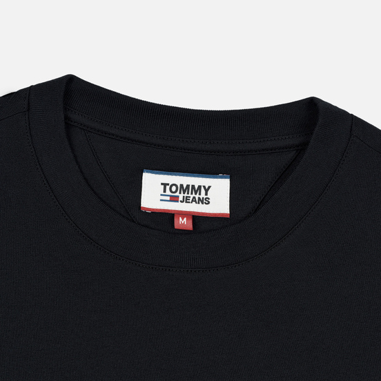Мужской лонгслив Tommy Jeans Small Logo Black