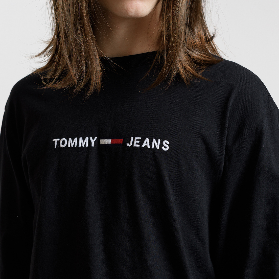 Tommy Jeans Мужской лонгслив Small Text