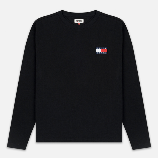 Мужской лонгслив Tommy Jeans Tommy Badge Black