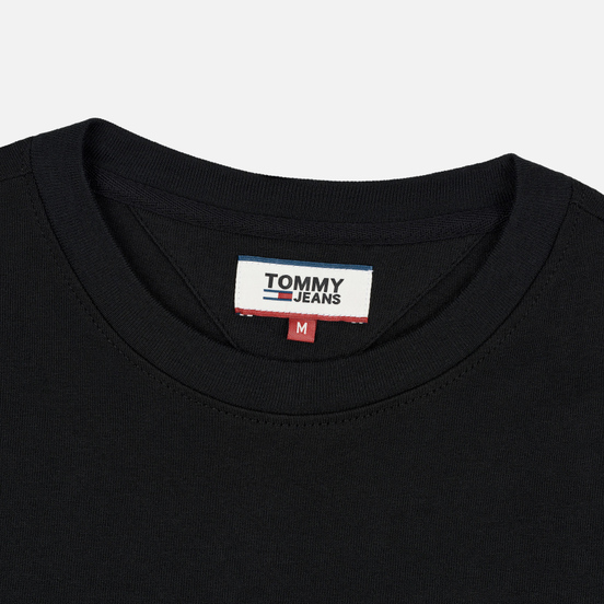 Мужской лонгслив Tommy Jeans Tommy Badge Black