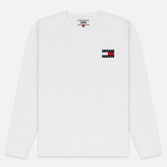 Мужской лонгслив Tommy Jeans Tommy Badge Classic White