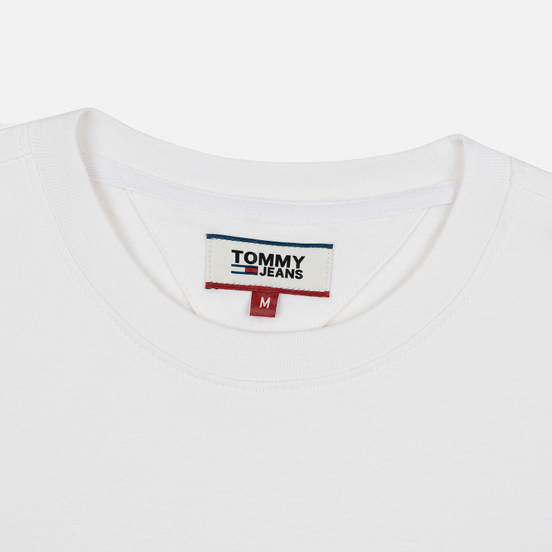 Мужской лонгслив Tommy Jeans Tommy Badge Classic White