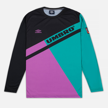 Мужской лонгслив Umbro Pro Training Spartak LS Black/Purple/Green