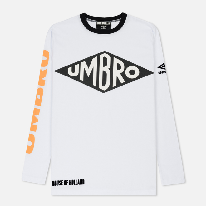 Мужской лонгслив Umbro x House Of Holland Branded White