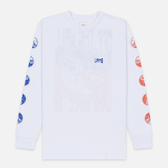 Мужской лонгслив Vans Gradient Skull White