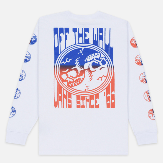 Мужской лонгслив Vans Gradient Skull White