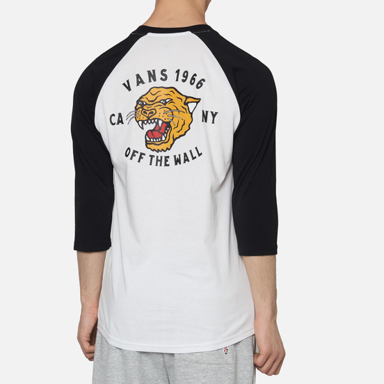 Мужской лонгслив Vans Growler Raglan White/Black