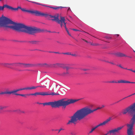 Мужской лонгслив Vans Tie-Dye Checker Fuchsia