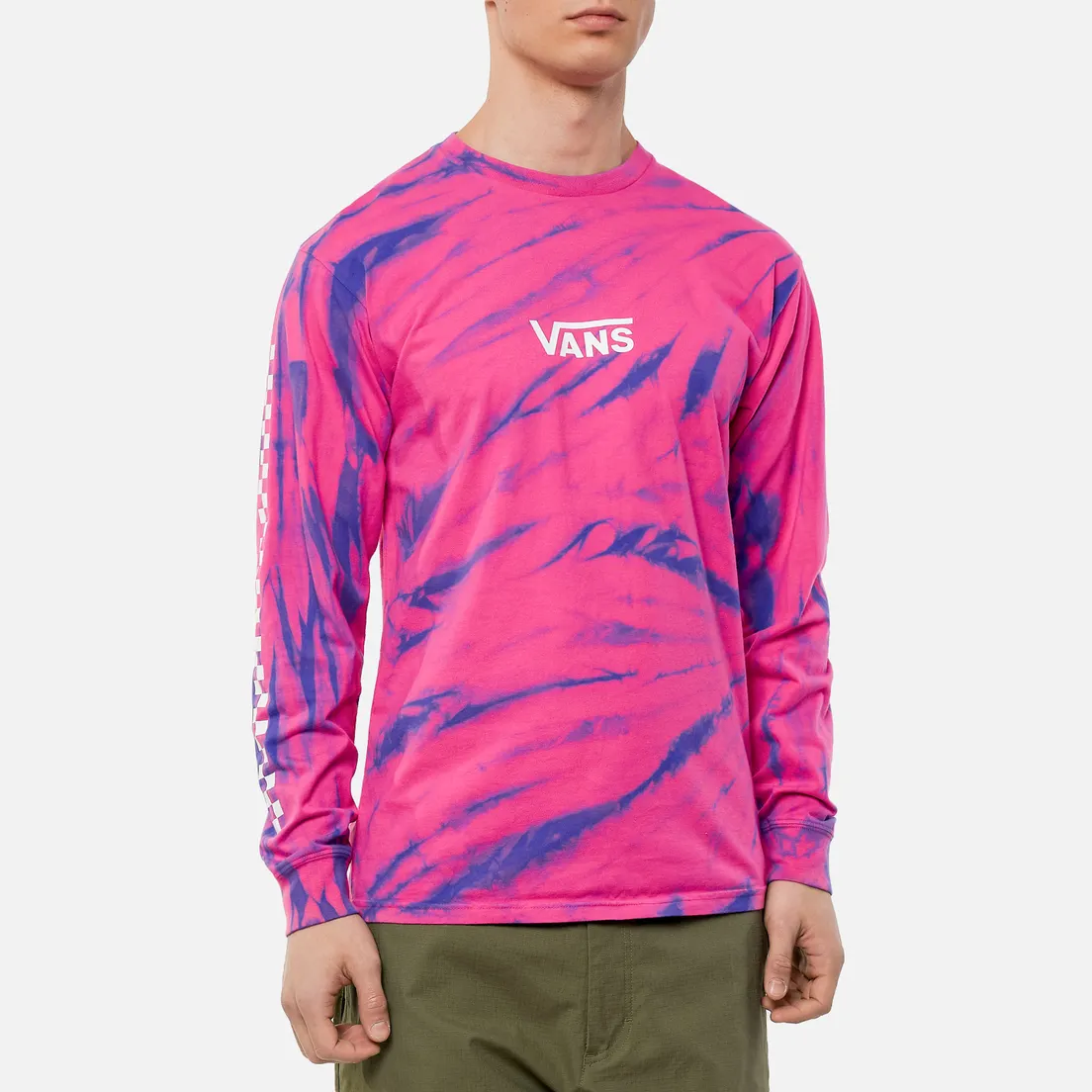 Vans Мужской лонгслив Tie-Dye Checker