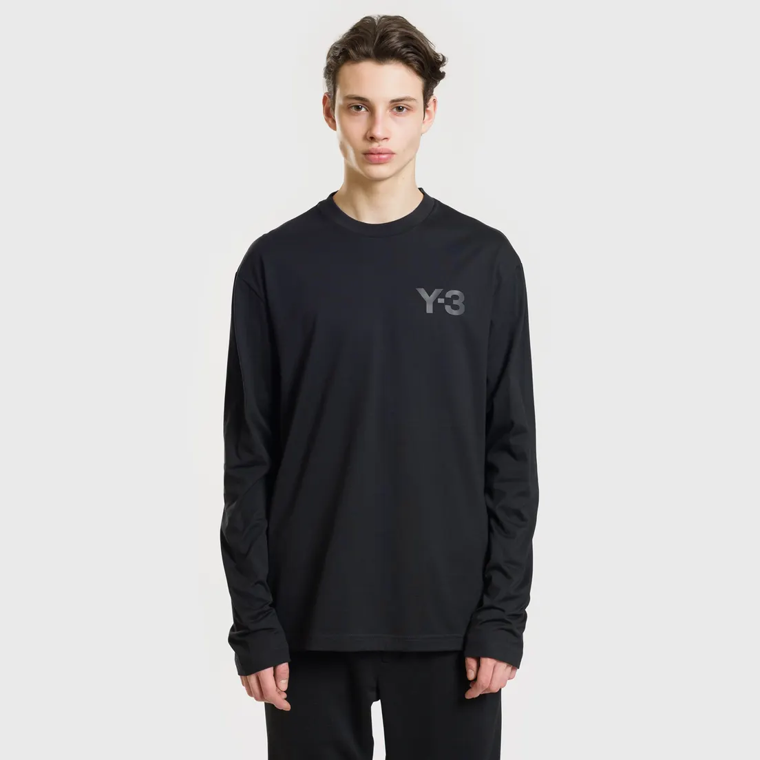 Y-3 Мужской лонгслив Double Logo