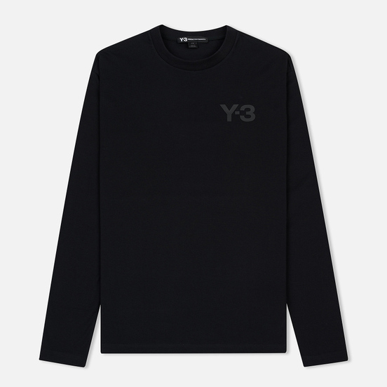 Мужской лонгслив Y-3 Double Logo Black
