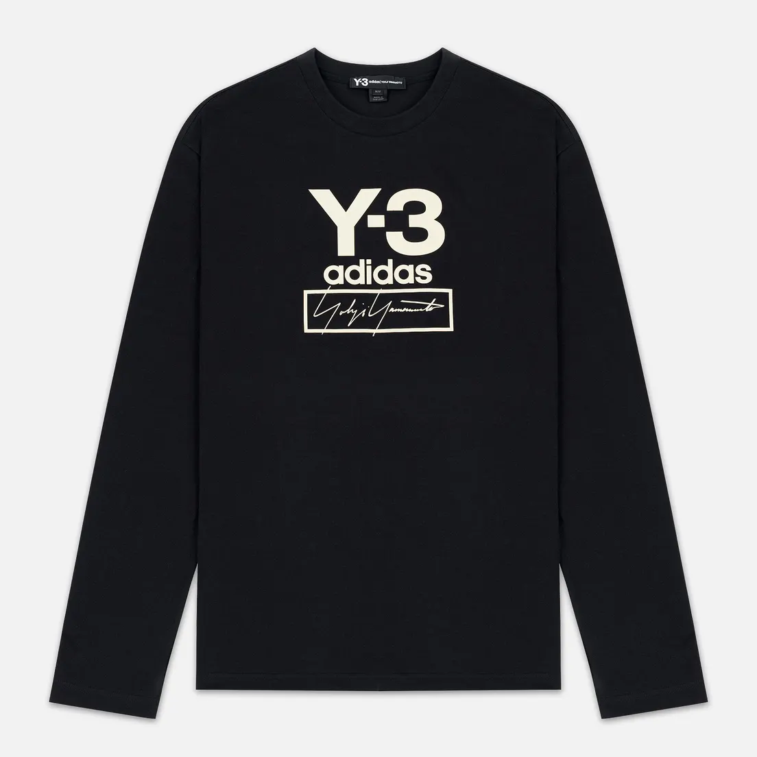 Y-3 Мужской лонгслив Stacked Logo FW19