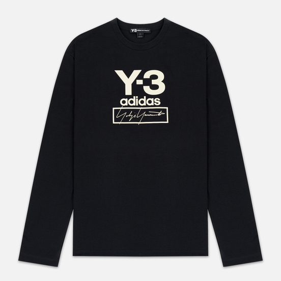 Мужской лонгслив Y-3 Stacked Logo FW19 Black
