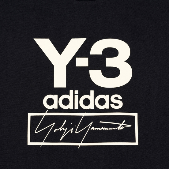 Мужской лонгслив Y-3 Stacked Logo FW19 Black
