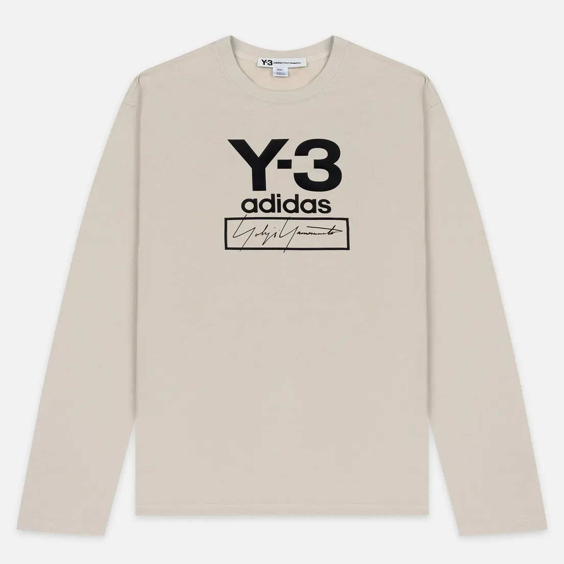 Y-3 Мужской лонгслив Stacked Logo FW19