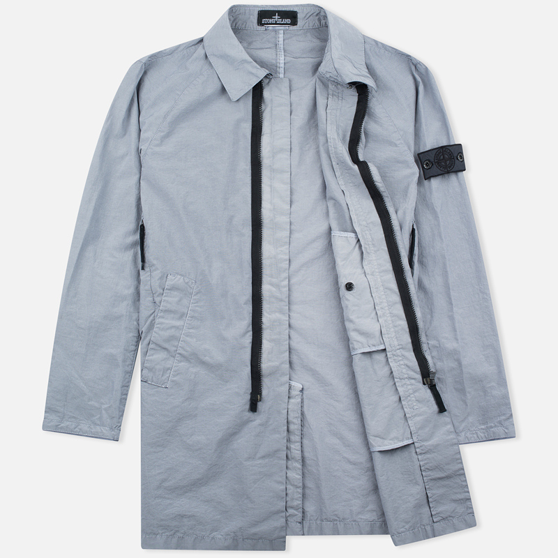 Stone Island Shadow Project Мужской плащ Tela Nylon Mac