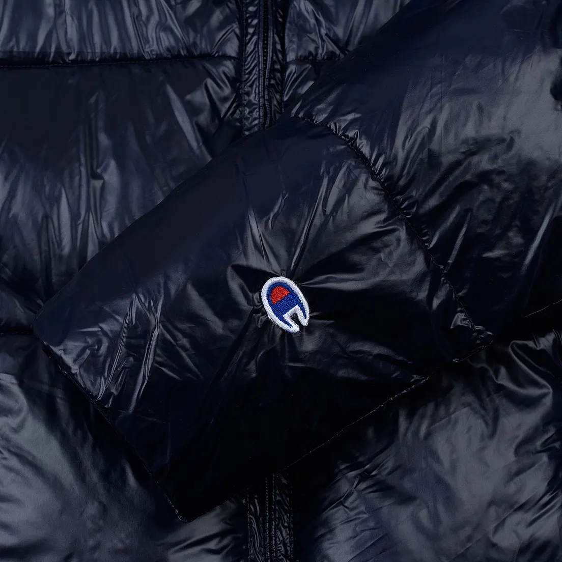 Champion Reverse Weave Мужской пуховик Padded Zip-Up Funnel Neck Hooded