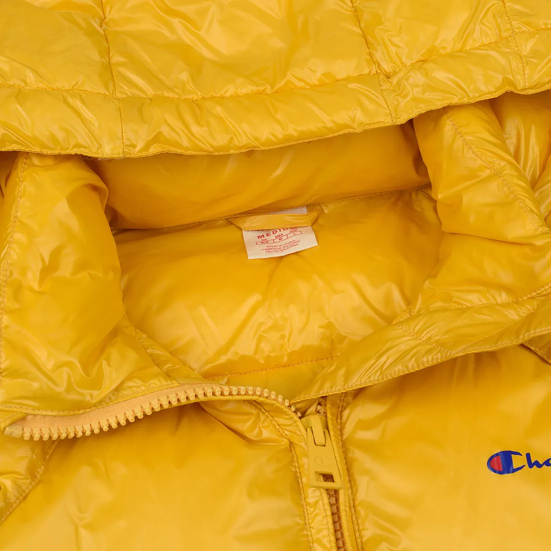Champion Reverse Weave Мужской пуховик Padded Zip-Up Funnel Neck Hooded
