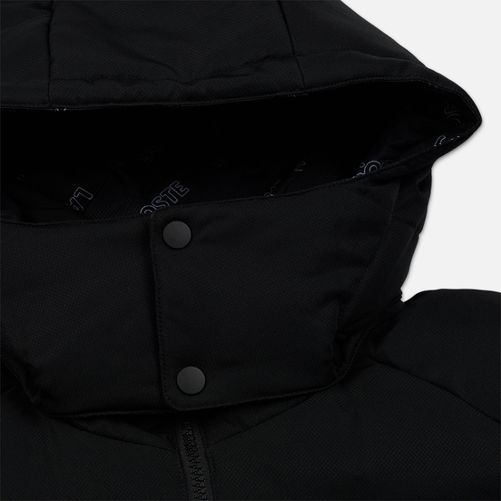Мужской пуховик Lacoste Live Print Lining Long Reversible Black/Black/White