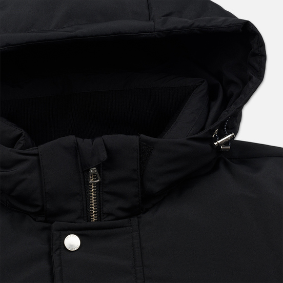 Мужской пуховик Lacoste Multiple Pockets Water-Resistant Hoodie Black