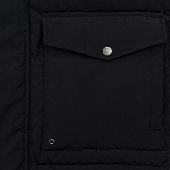 Мужской пуховик Lacoste Multiple Pockets Water-Resistant Hoodie Black