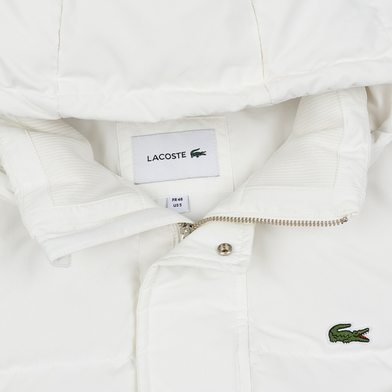 Мужской пуховик Lacoste Multiple Pockets Water-Resistant Hoodie Flour