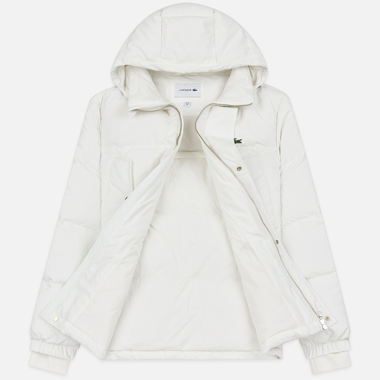 Мужской пуховик Lacoste Multiple Pockets Water-Resistant Hoodie Flour