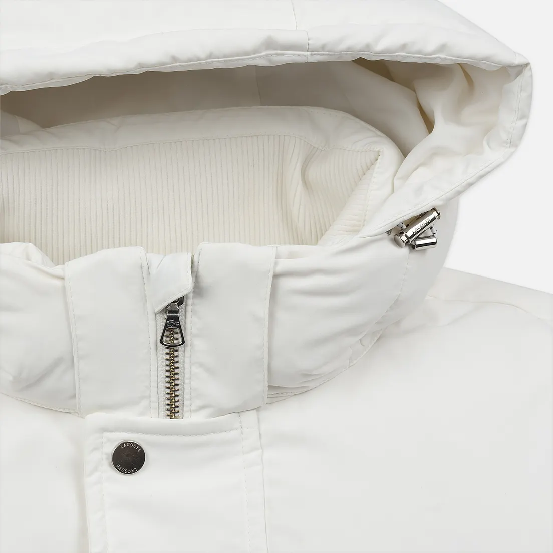 Lacoste Мужской пуховик Multiple Pockets Water-Resistant Hoodie