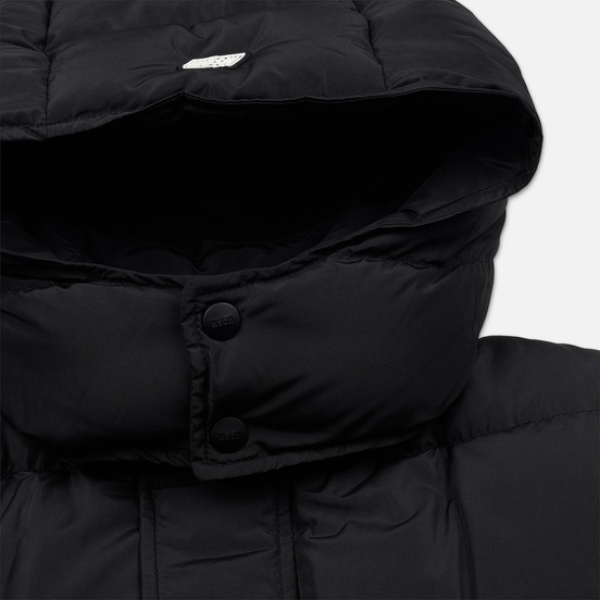 Мужской пуховик MSGM Cropped Down Hood Black
