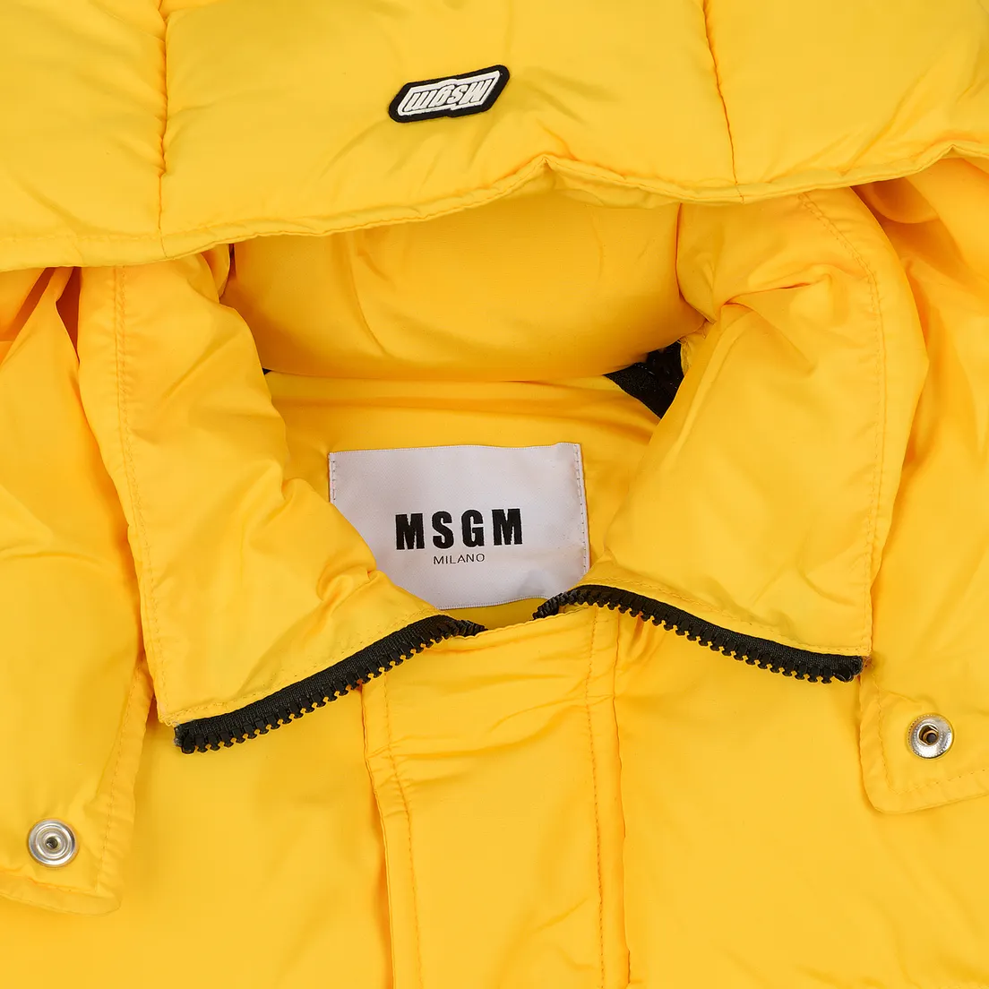 MSGM Мужской пуховик Cropped Down Hood