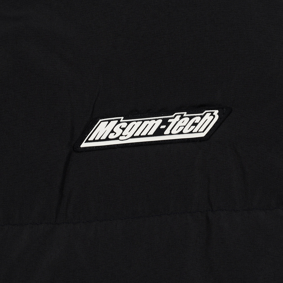 Мужской пуховик MSGM Tech Long Down Black