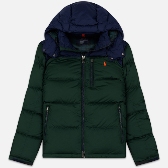 Мужской пуховик Polo Ralph Lauren El Cap Mid Weight Down College Green/Cruise Navy
