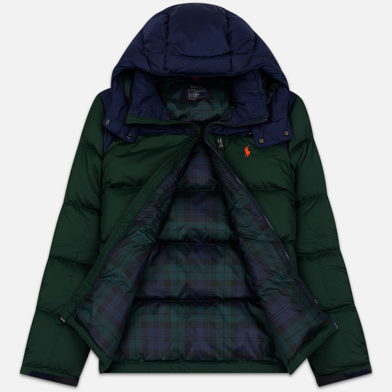 Мужской пуховик Polo Ralph Lauren El Cap Mid Weight Down College Green/Cruise Navy