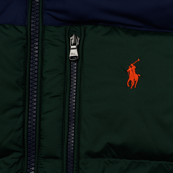 Мужской пуховик Polo Ralph Lauren El Cap Mid Weight Down College Green/Cruise Navy