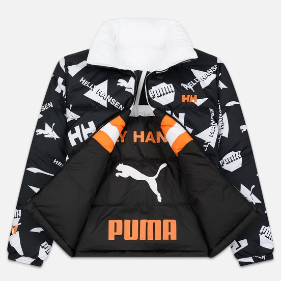 Мужской пуховик Puma x Helly Hansen Reversible Black/All Over Print Front