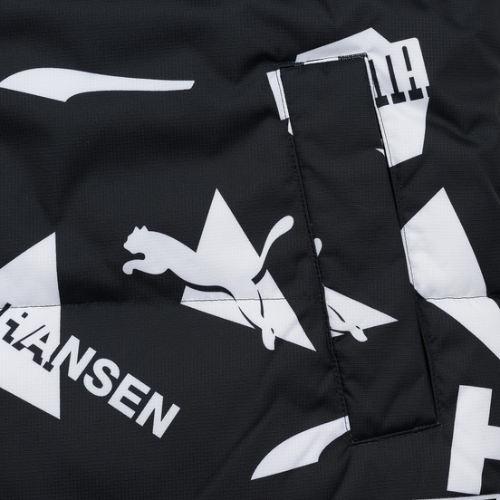 Мужской пуховик Puma x Helly Hansen Reversible Black/All Over Print Front
