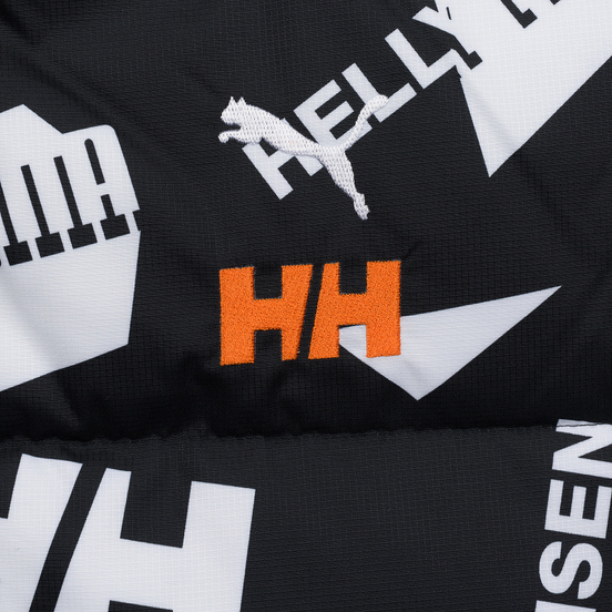Мужской пуховик Puma x Helly Hansen Reversible Black/All Over Print Front