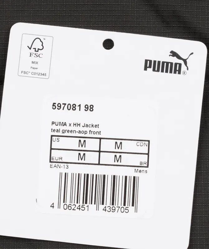 Puma Мужской пуховик x Helly Hansen Reversible