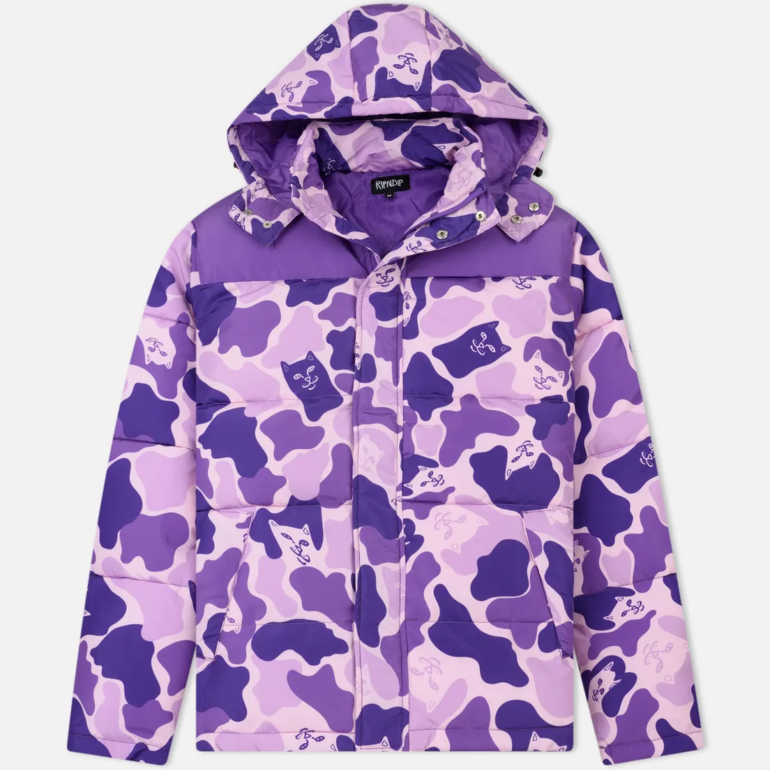 RIPNDIP Мужская куртка Nerm Camo Puffer
