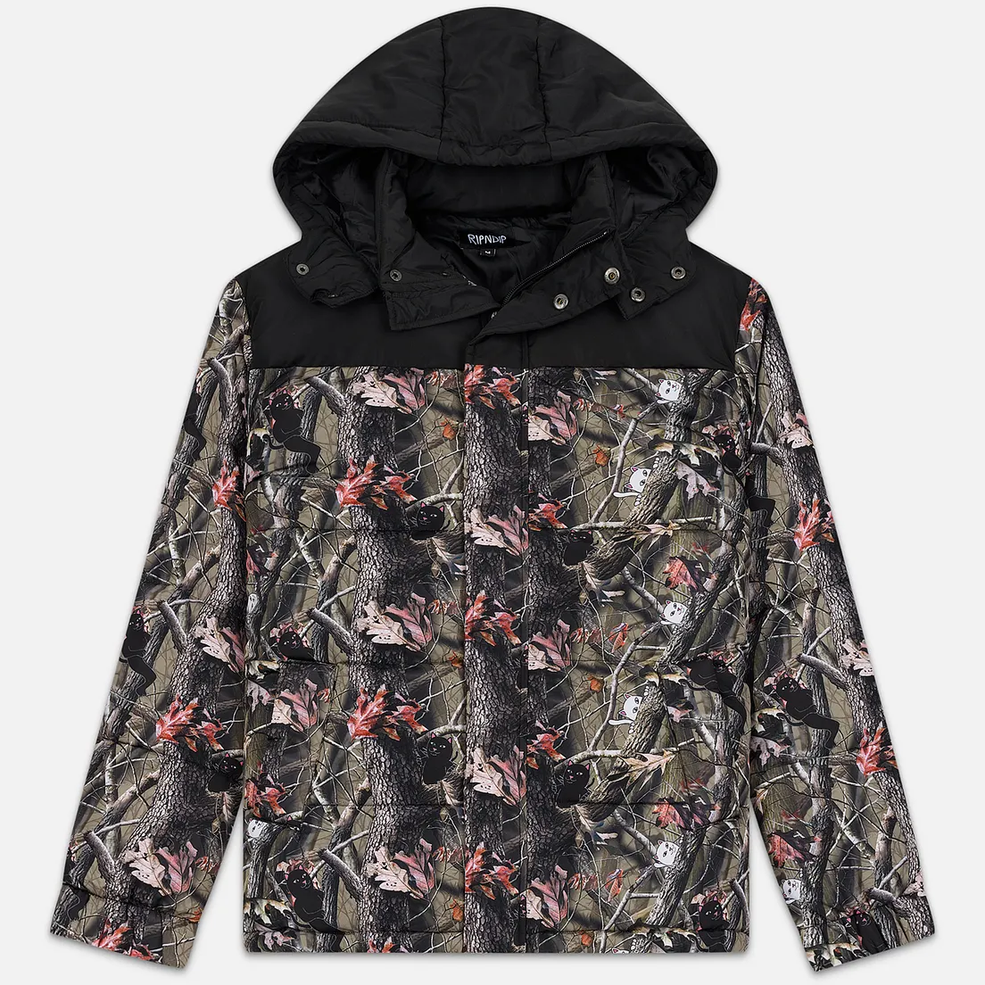 RIPNDIP Мужской пуховик Nerm & Jerm Tree Camo Puffer