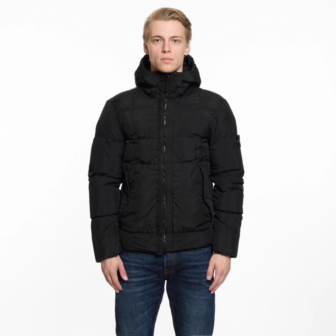 Stone Island Мужской пуховик Garment-Dyed Crinkle Reps Nylon Down
