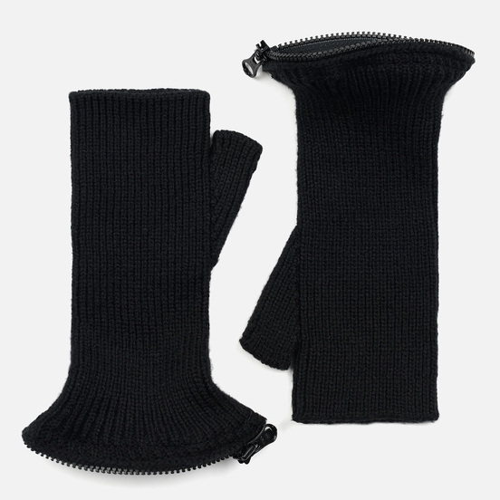 Мужской пуховик Stone Island Shadow Project DPM Chine Wool Long Black