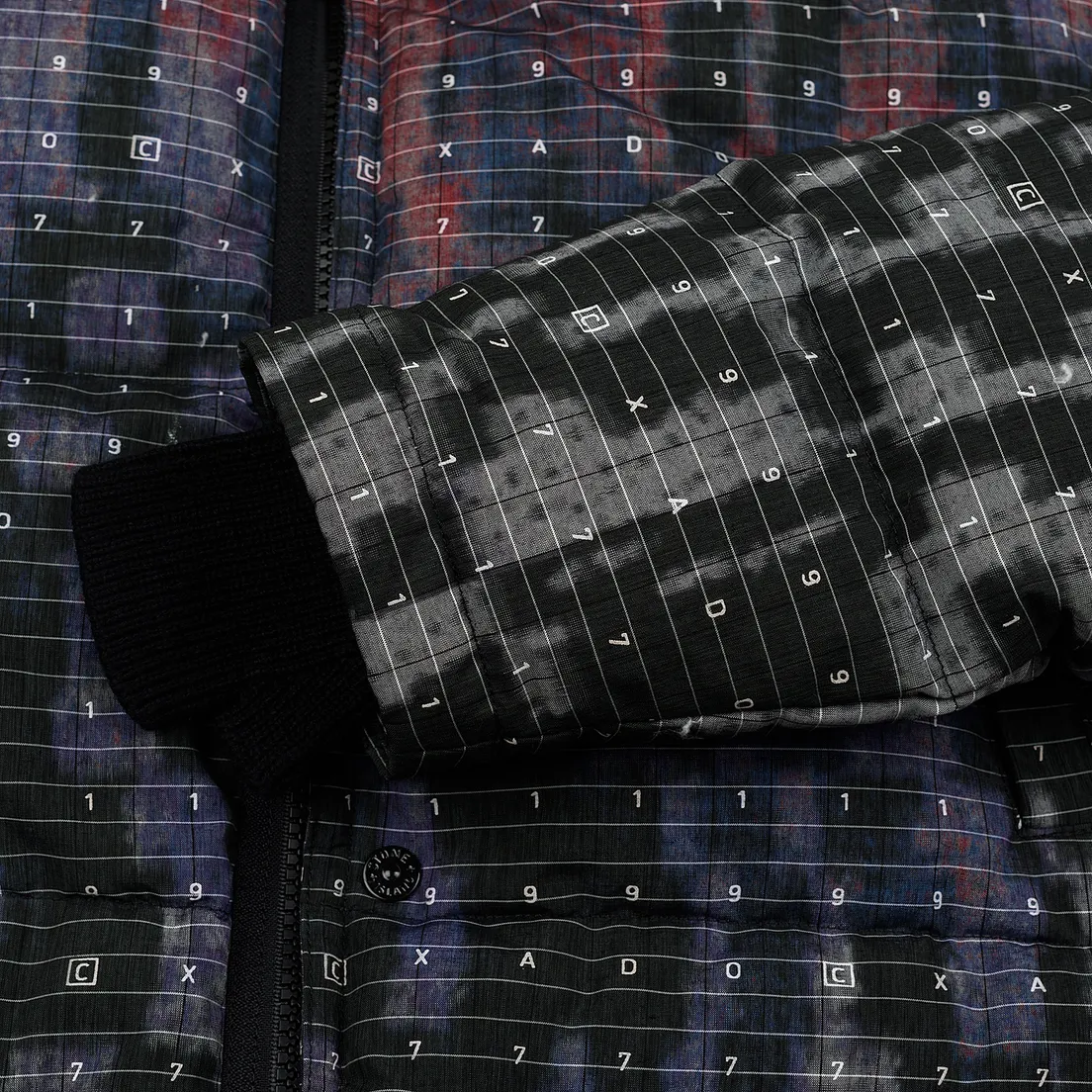 Stone Island Shadow Project Мужской пуховик DPM Chine Wool Long